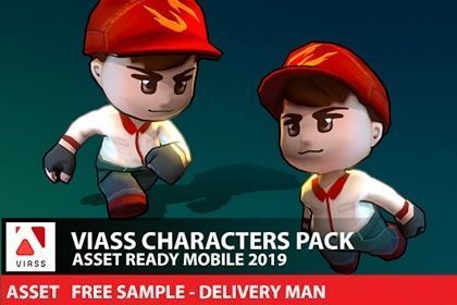 VIASS Free Character Pack Free low-poly 3D model_3
