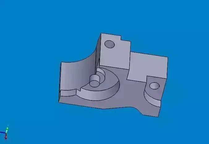 solidtutorial007 metal part with hole in it