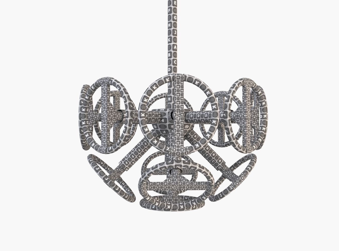 Strala Calmares Mini Ceiling Lamp 3D model_6