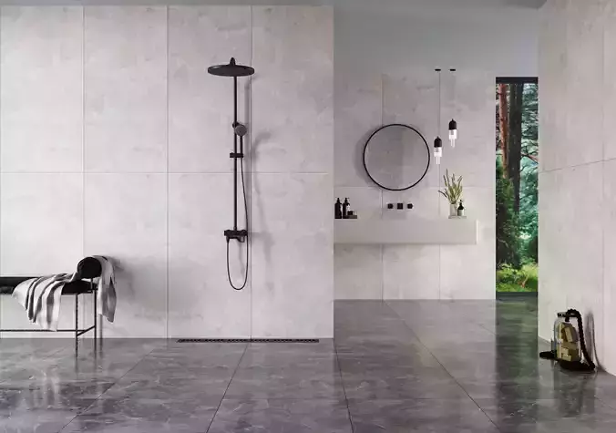 BATHROOM SCENE  3D model