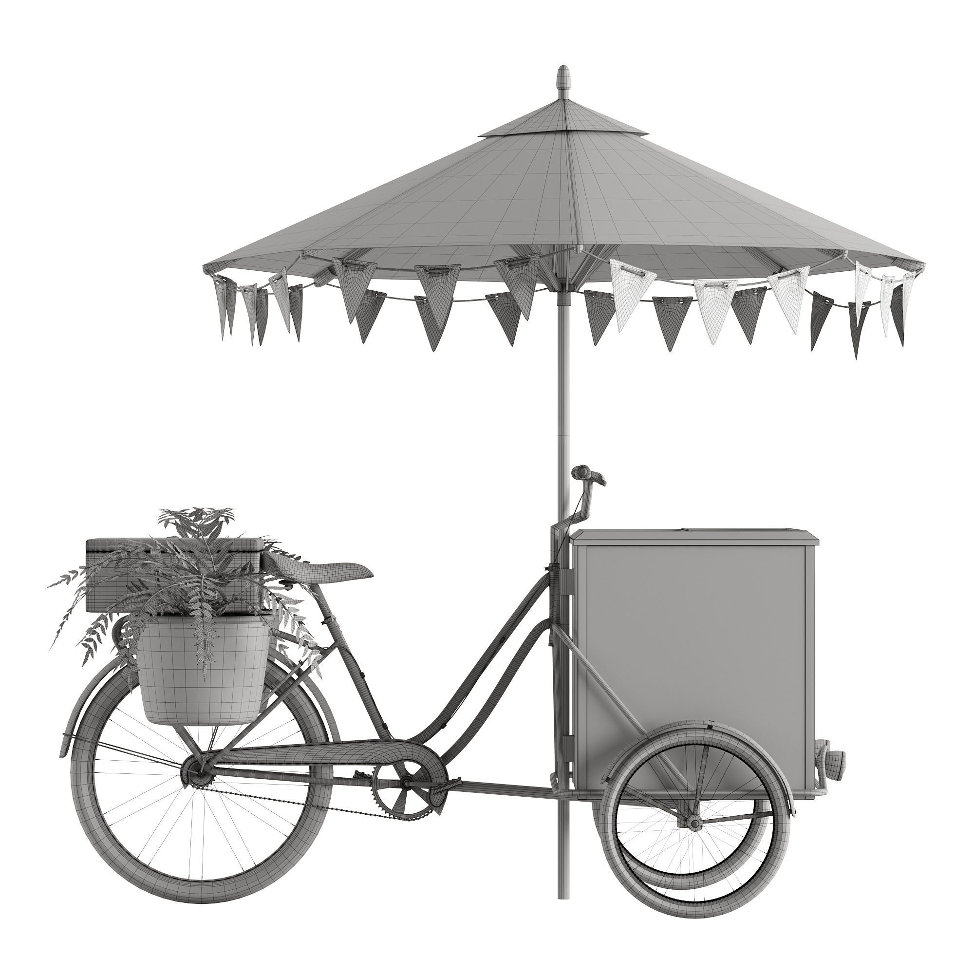 Ice cream bicycle 1 3D model_11