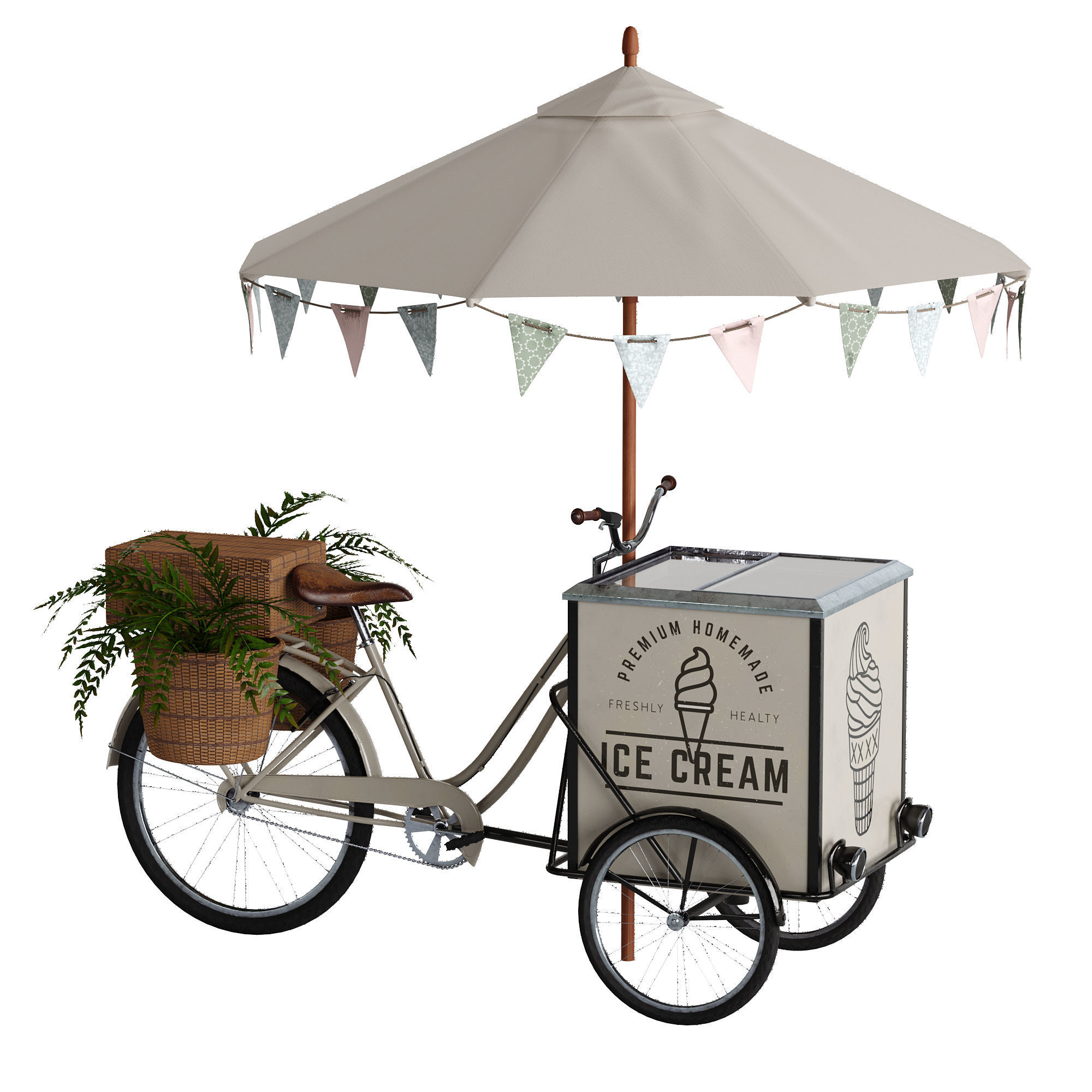 Ice cream bicycle 1 3D model_6