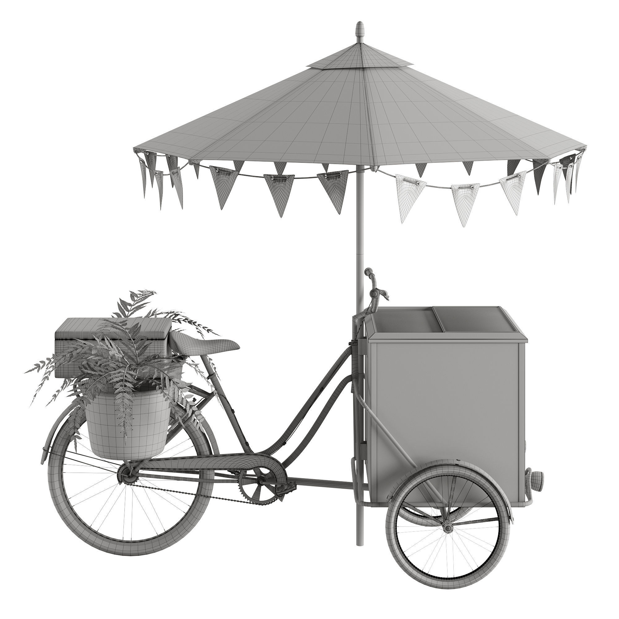 Ice cream bicycle 1 3D model_9