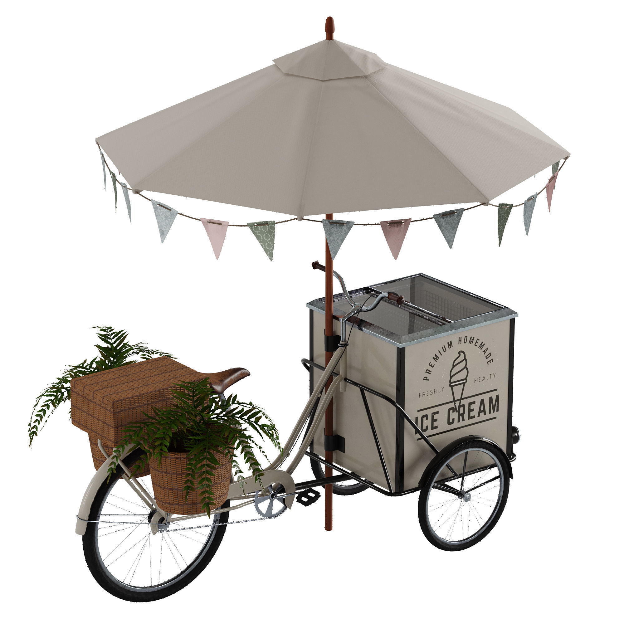 Ice cream bicycle 1 3D model_5