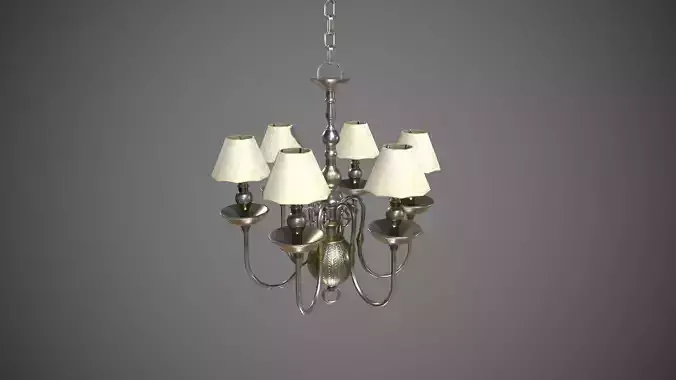 Vintage Chandelier White