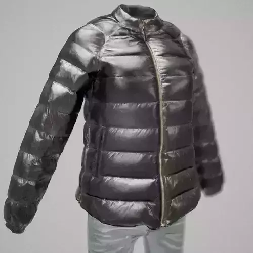 Jacket and jeans Low-poly 3D model