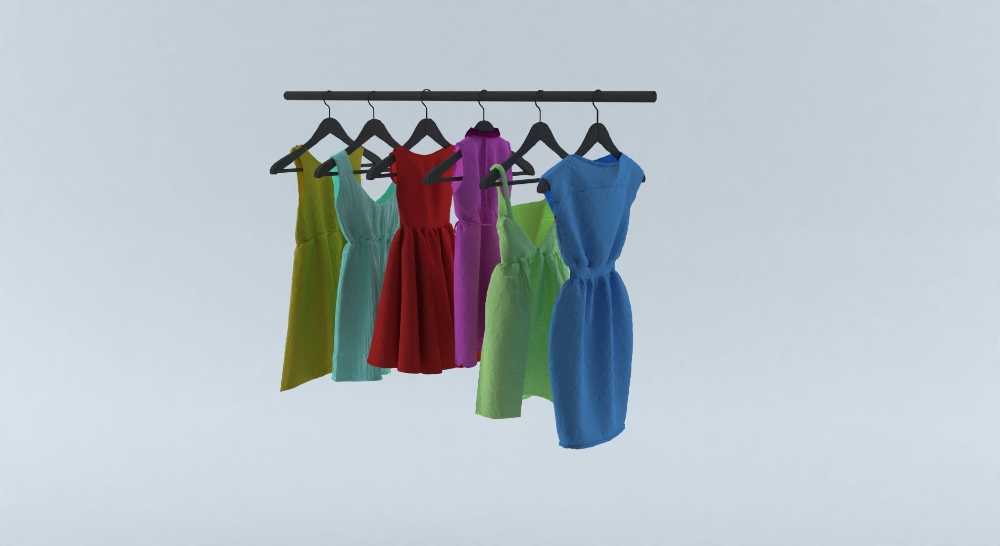 Zara Dresses 3D model_2