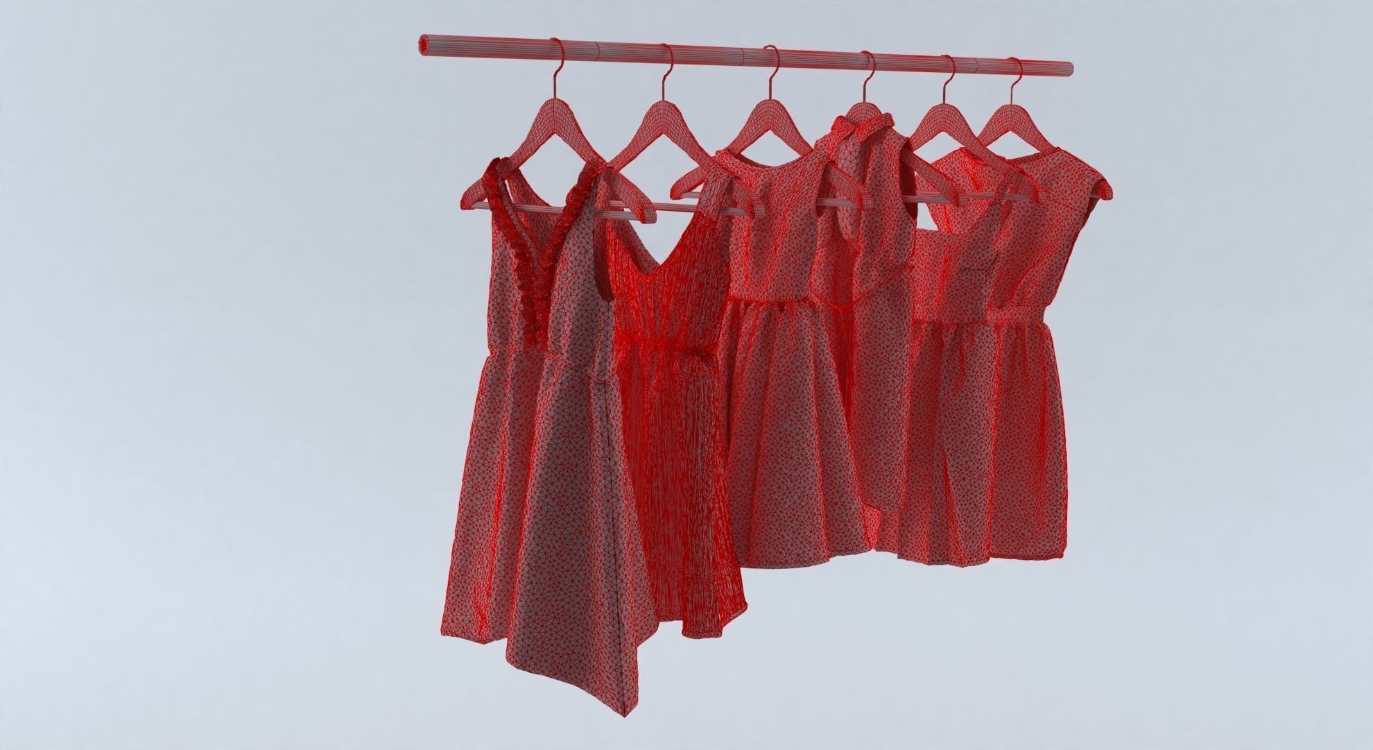 Zara Dresses 3D model_4