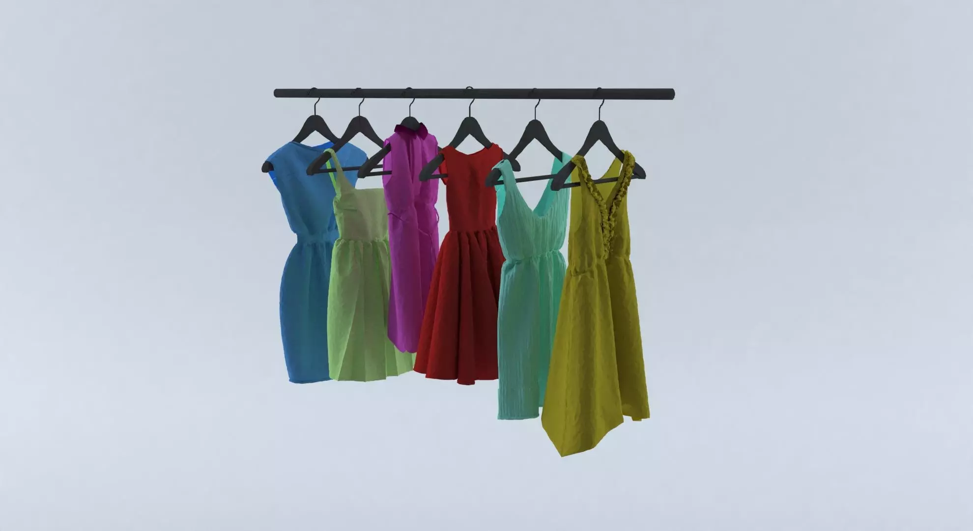 Zara Dresses 3D model_0