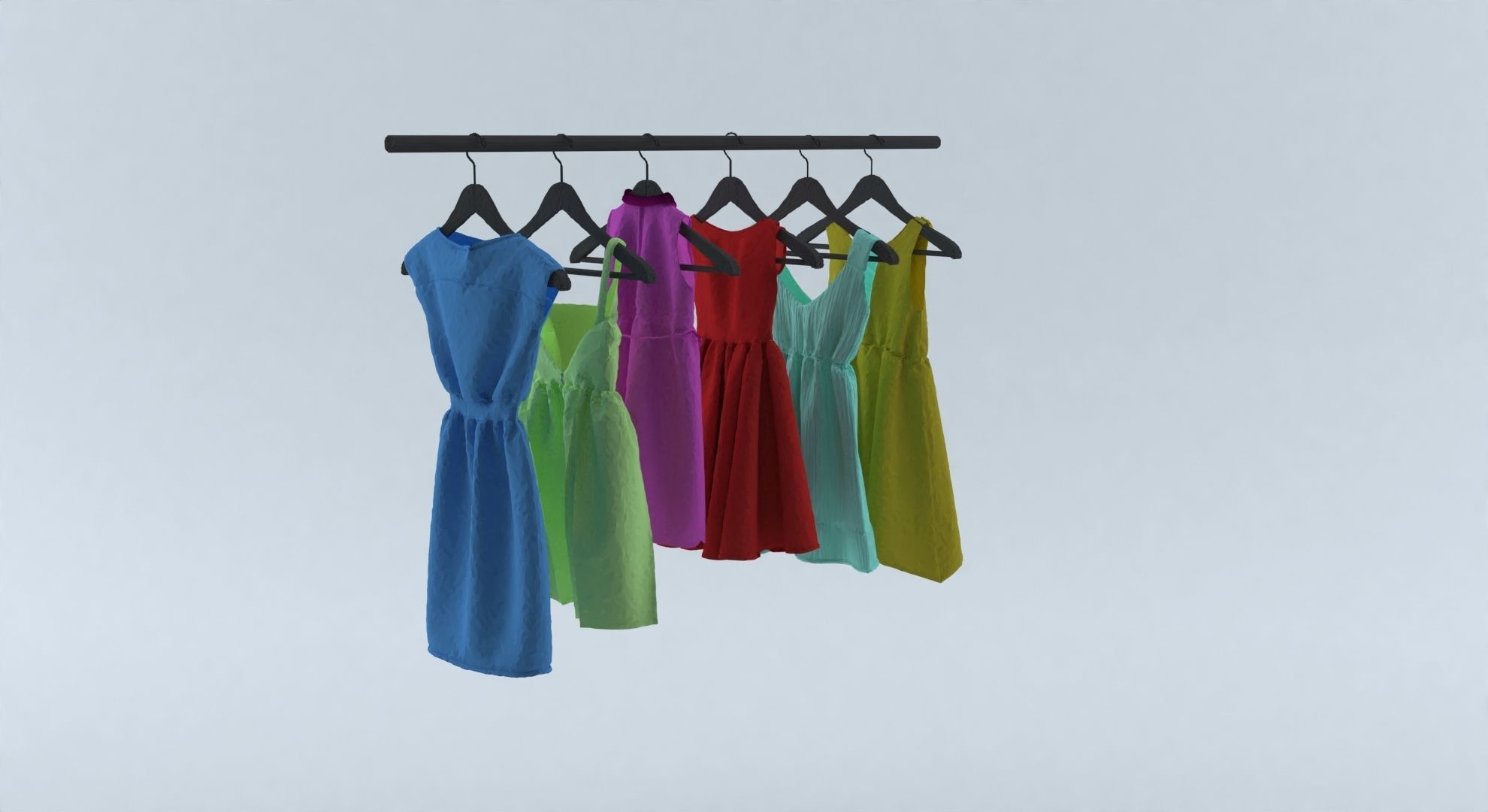 Zara Dresses 3D model_1