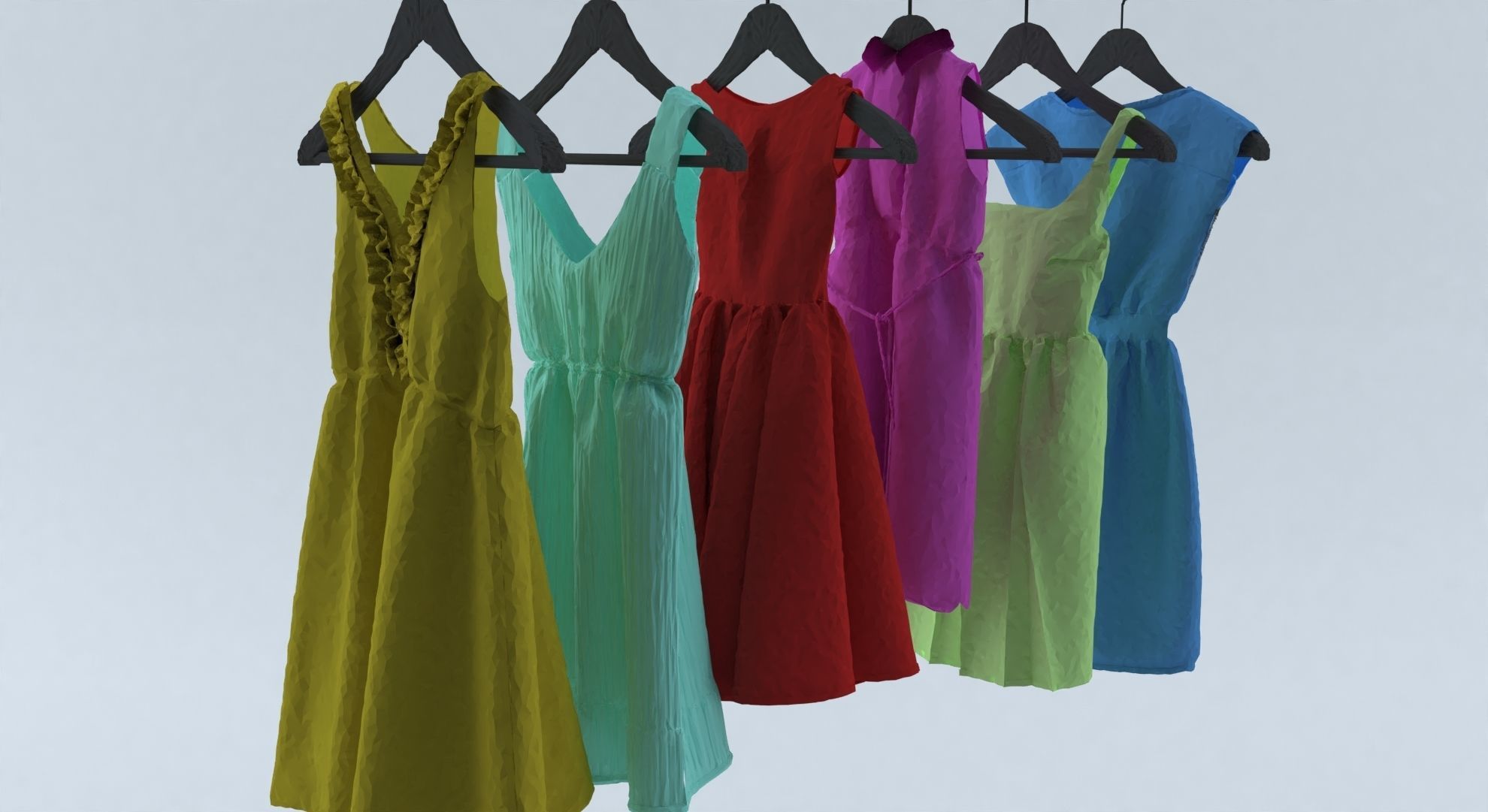 Zara Dresses 3D model_3