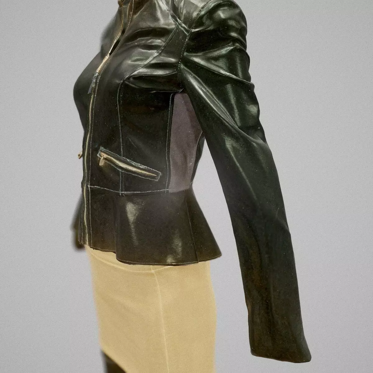 Black and Golden outfit Low-poly 3D model