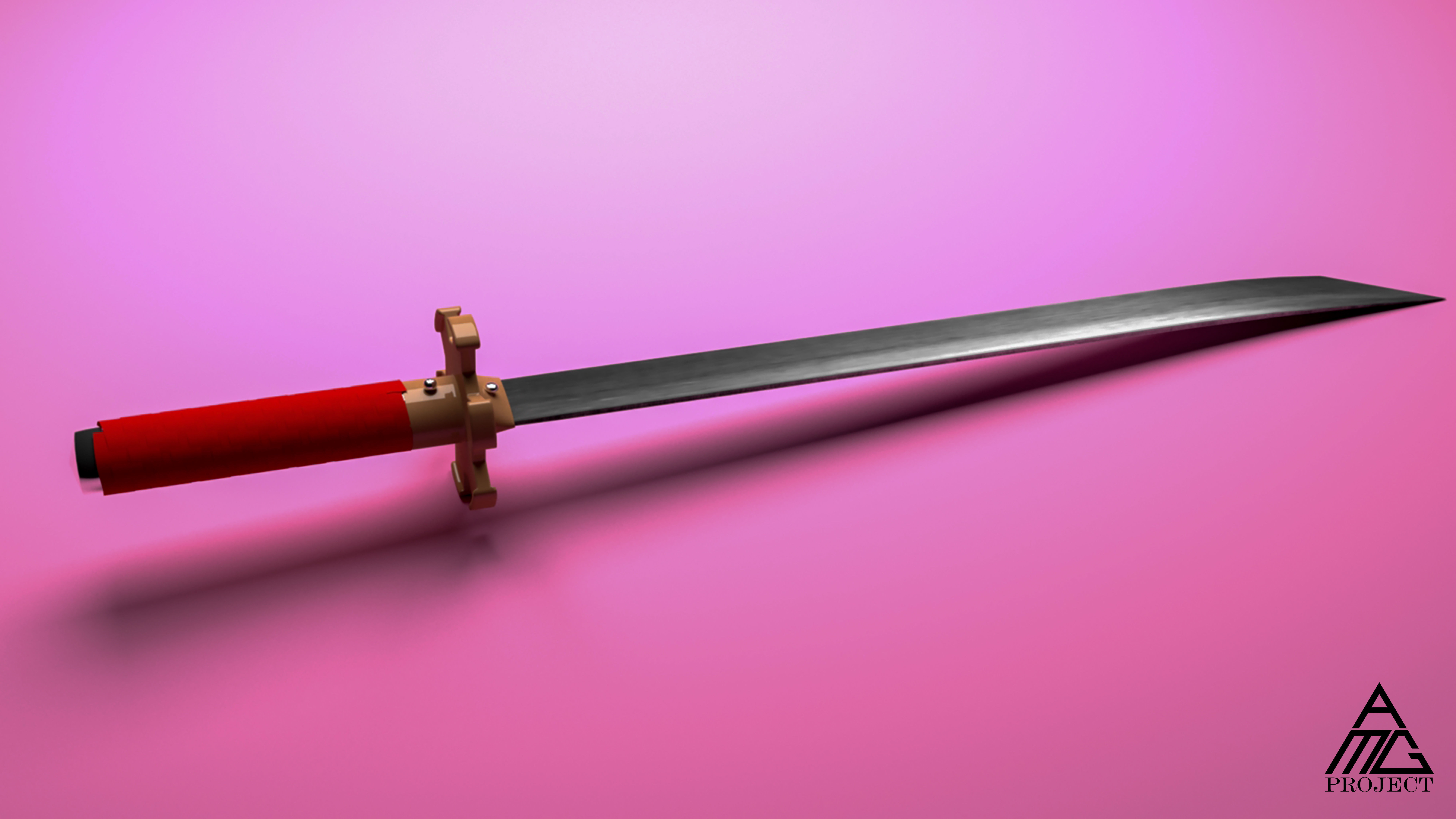 Sword katana 3D print model_1
