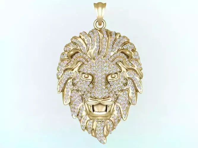 Lion pendant - Leopard Pendant - Tiger Pendant 3D print model