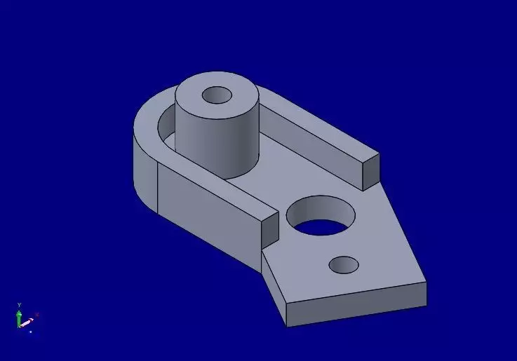 solidtutorial015 bracket Free 3D model