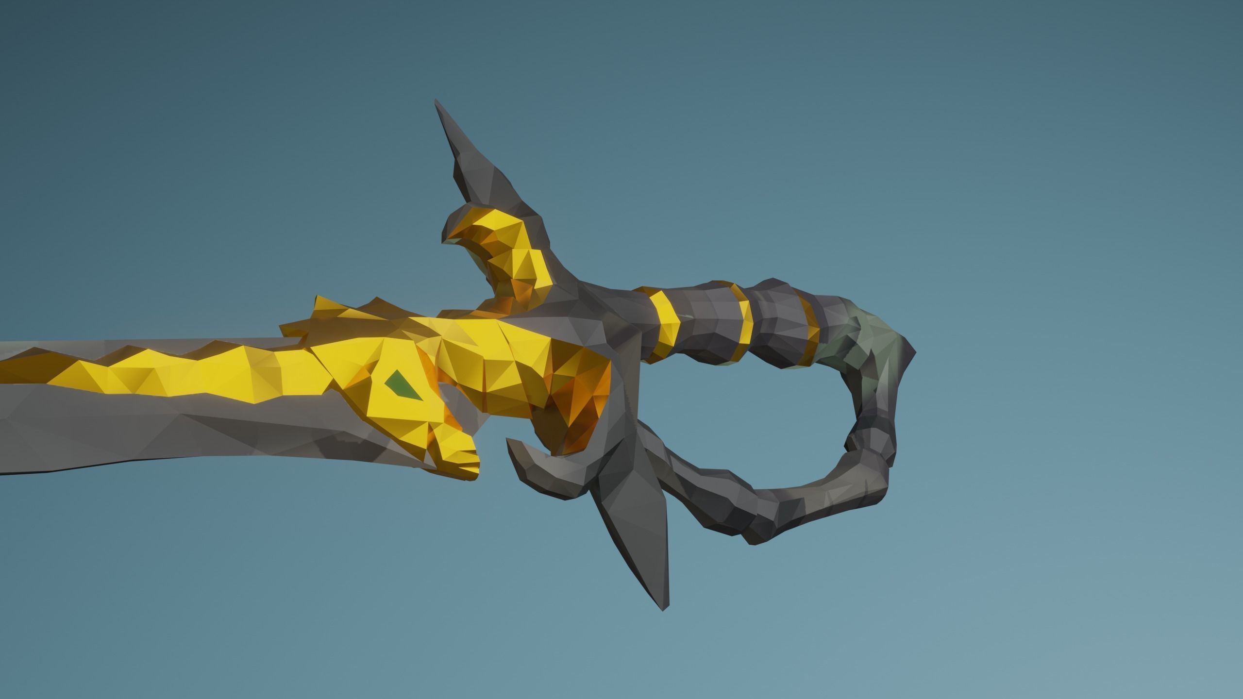 Ferryman Cutlass  Sea of Thieves Low-poly 3D model_2