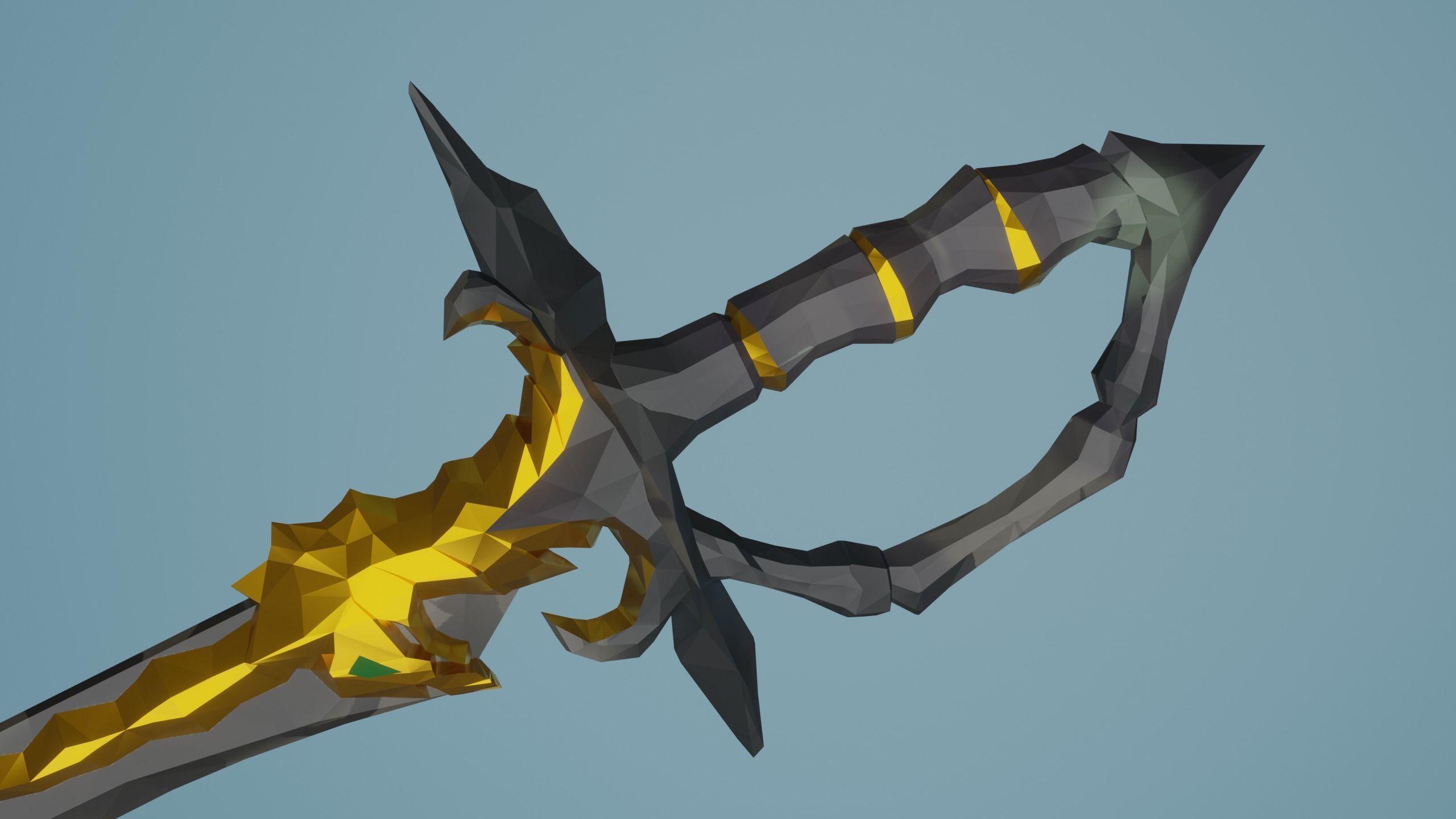 Ferryman Cutlass  Sea of Thieves Low-poly 3D model_4