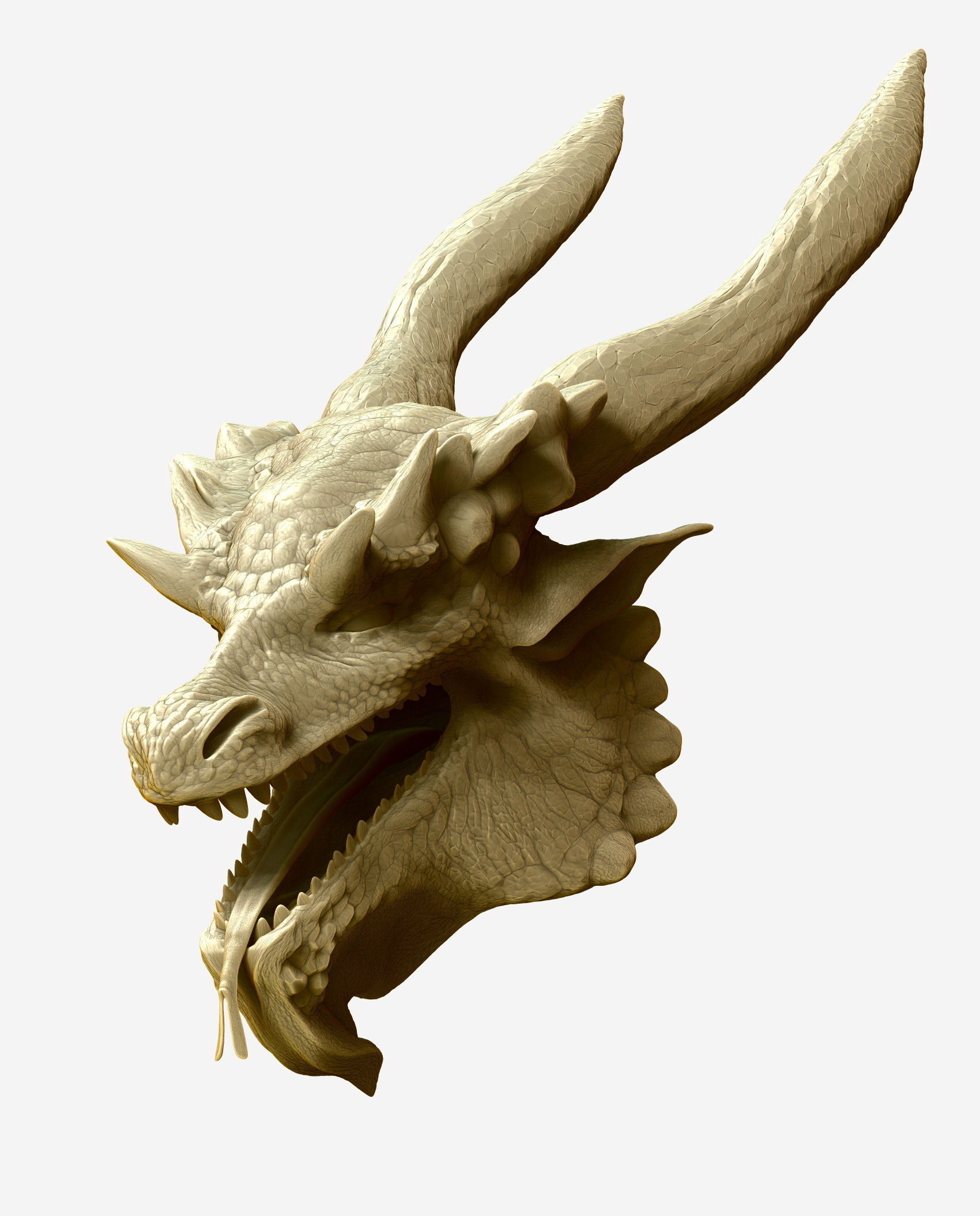 Dragon hi poly 3D model_6