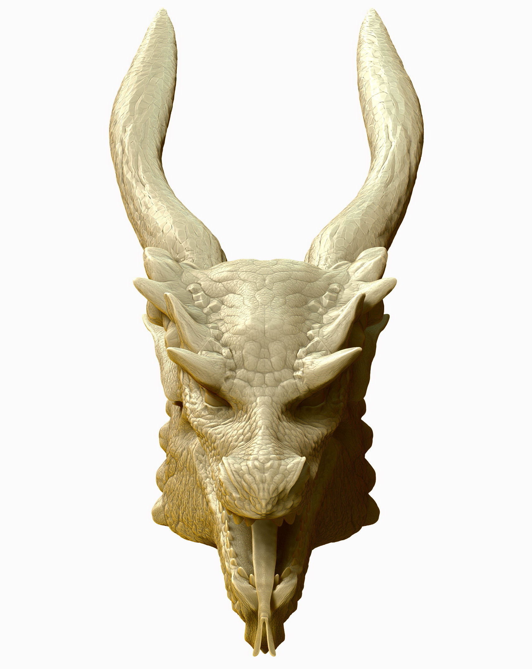 Dragon hi poly 3D model_7