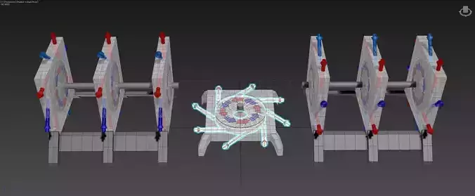 Octo Vortex Tesla Turbine - Concept 01