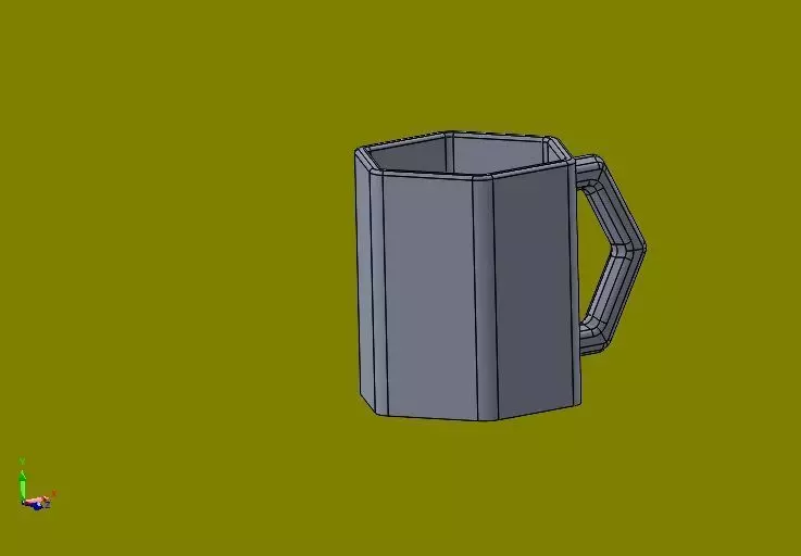 solidtutorial020 beer mug Free 3D model