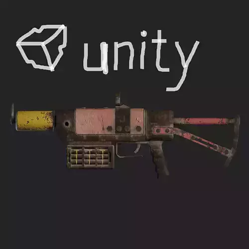 Post Apocalyptic Gun - Weapon - SMG