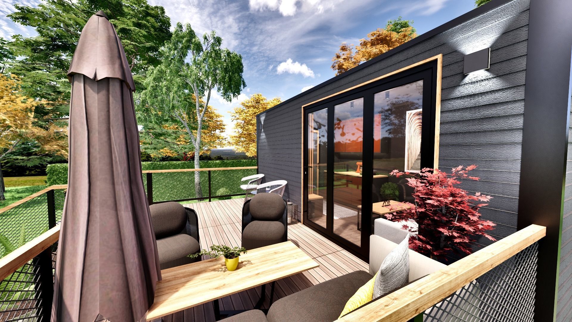 Tiny House TIMO on 15m2 3D model_15