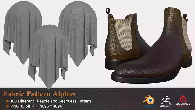 Fabric Pattern Alphas