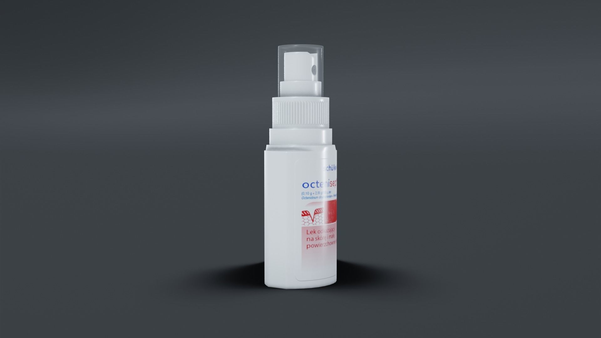 Antiseptic spray Low-poly 3D model_4