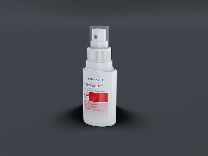 Antiseptic spray Low-poly 3D model