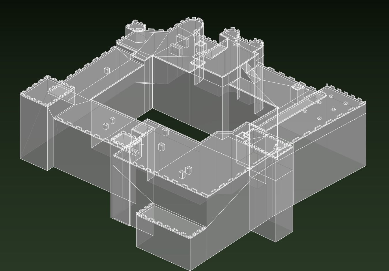 Palace of the Grand Master of the Knights of Rhodes Low-poly 3D model_31