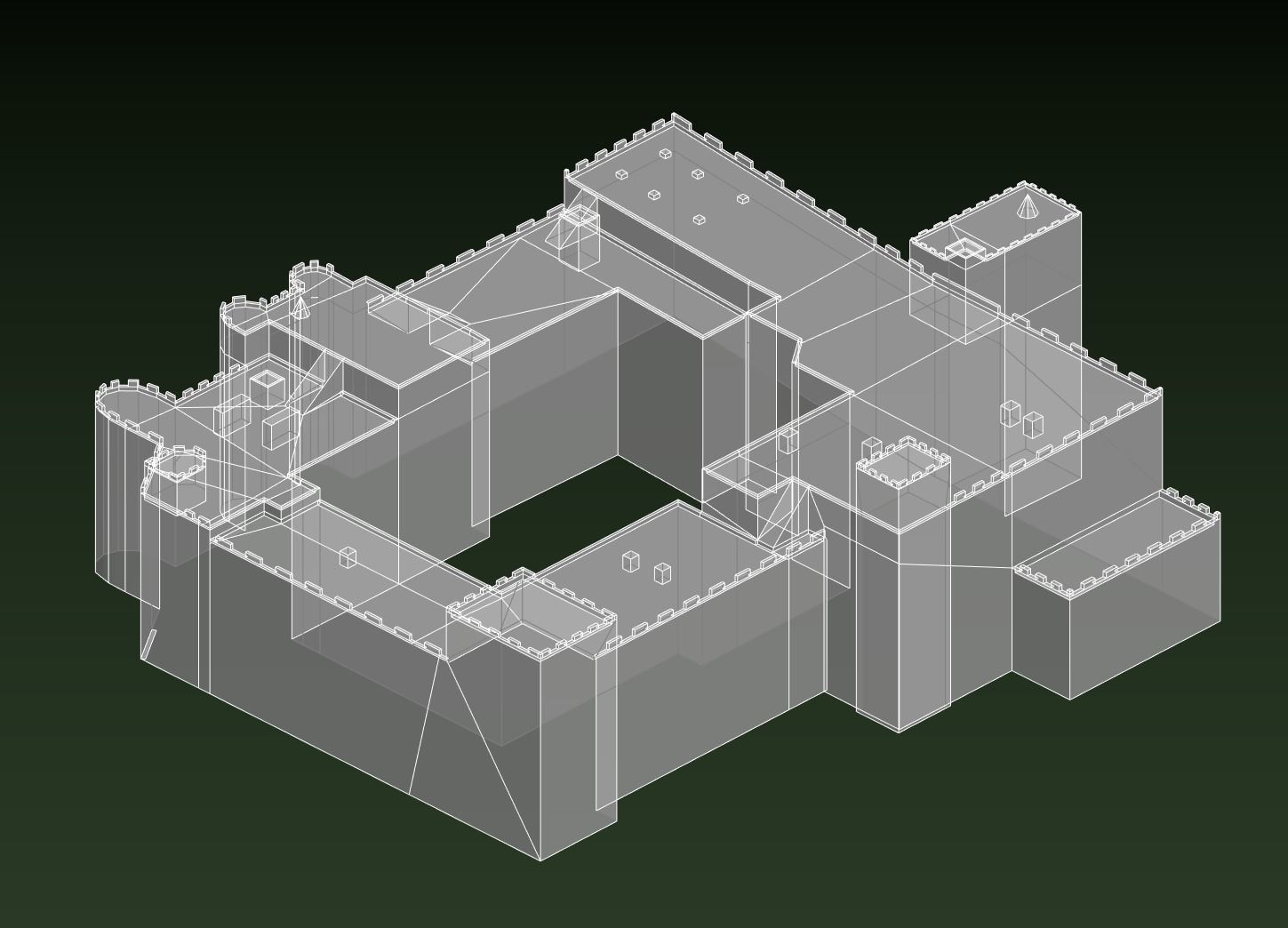 Palace of the Grand Master of the Knights of Rhodes Low-poly 3D model_29