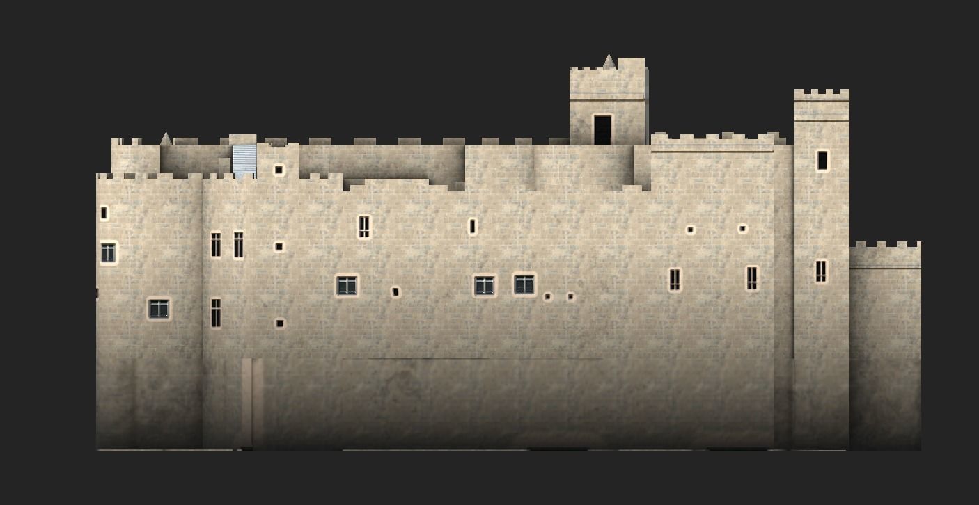 Palace of the Grand Master of the Knights of Rhodes Low-poly 3D model_9
