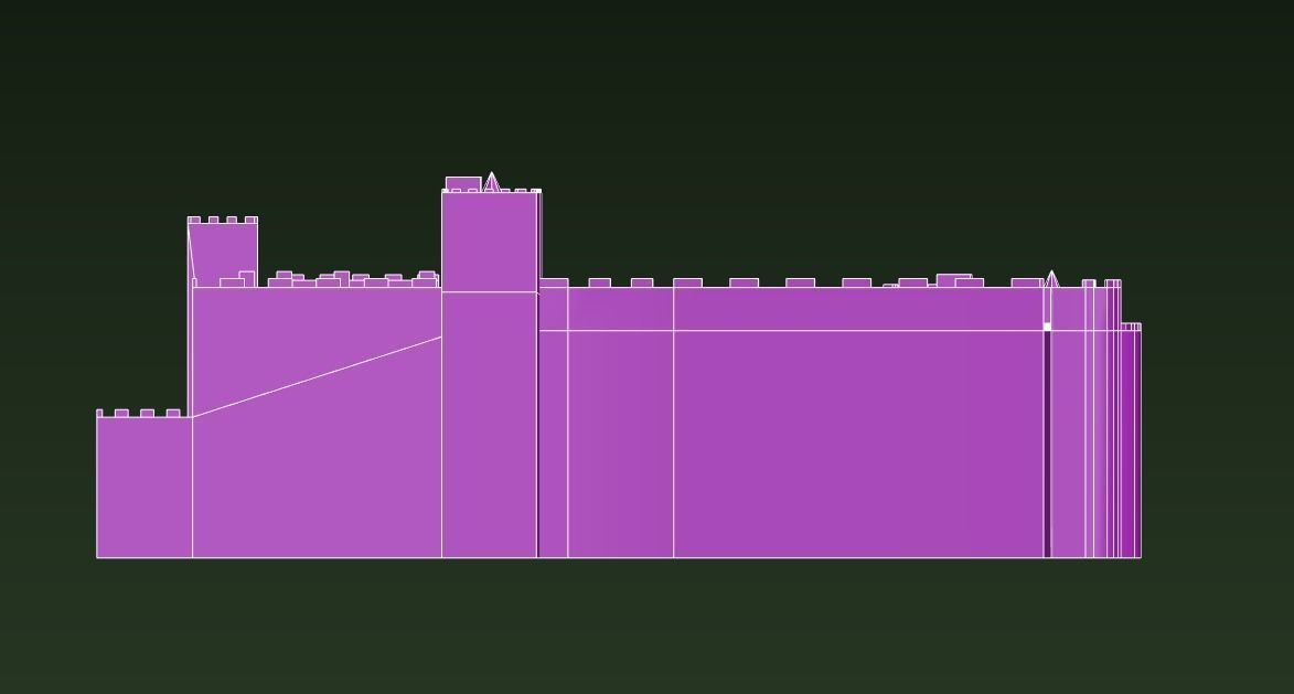 Palace of the Grand Master of the Knights of Rhodes Low-poly 3D model_20