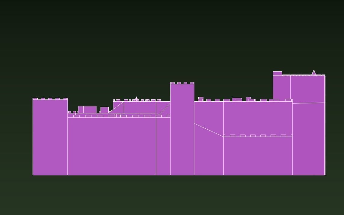 Palace of the Grand Master of the Knights of Rhodes Low-poly 3D model_27