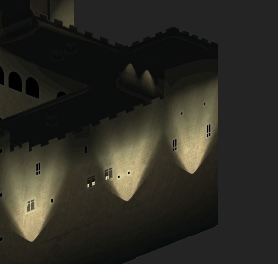 Palace of the Grand Master of the Knights of Rhodes Low-poly 3D model_16