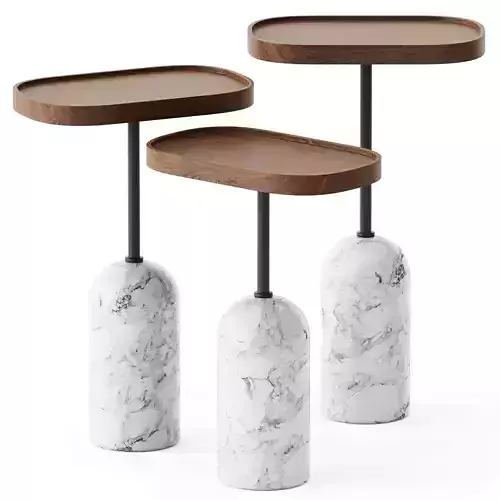 Oval Side Tables Ekero by Porada