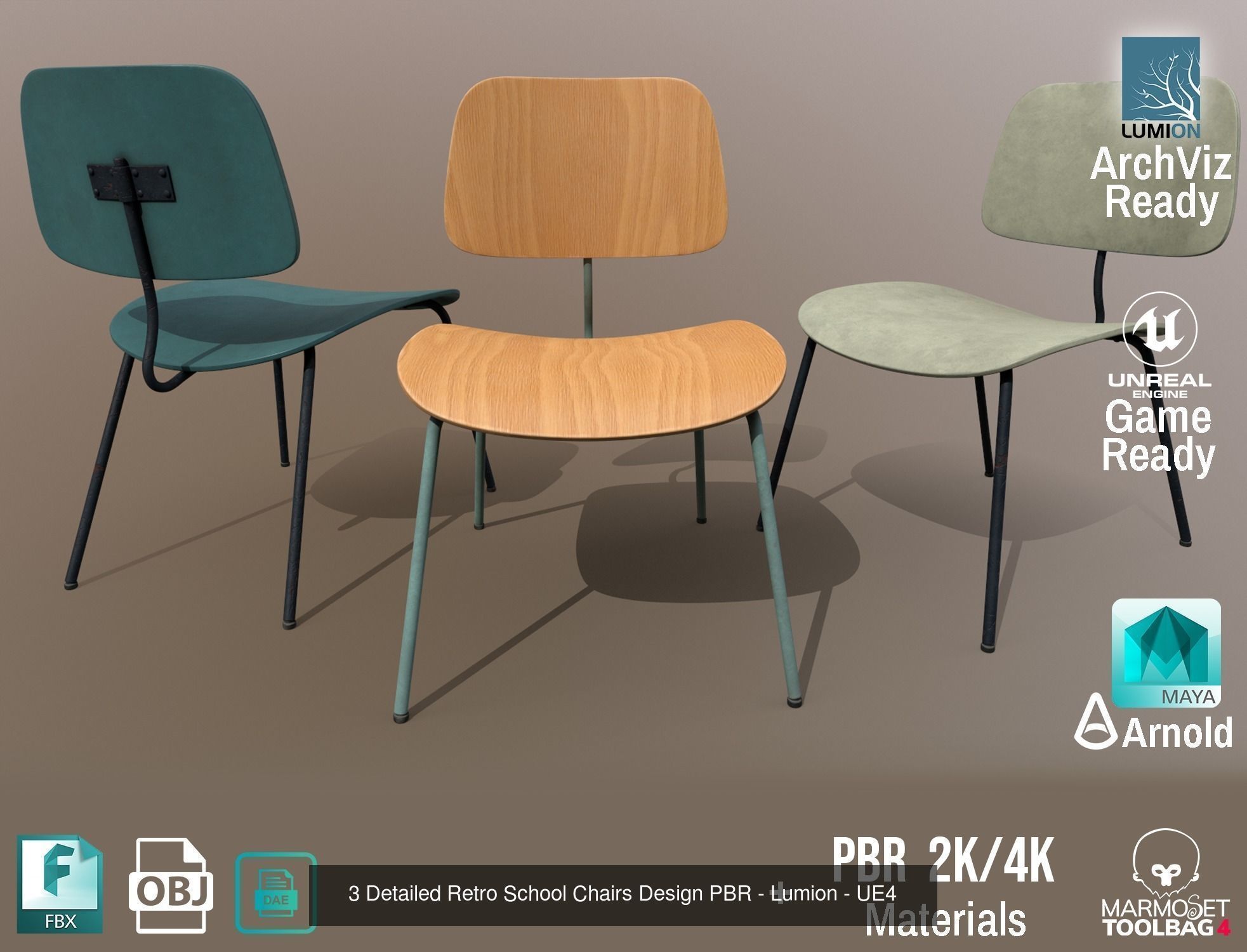 Furniture Design Pack - Ton Thonet and Others 3D Model Collection_55