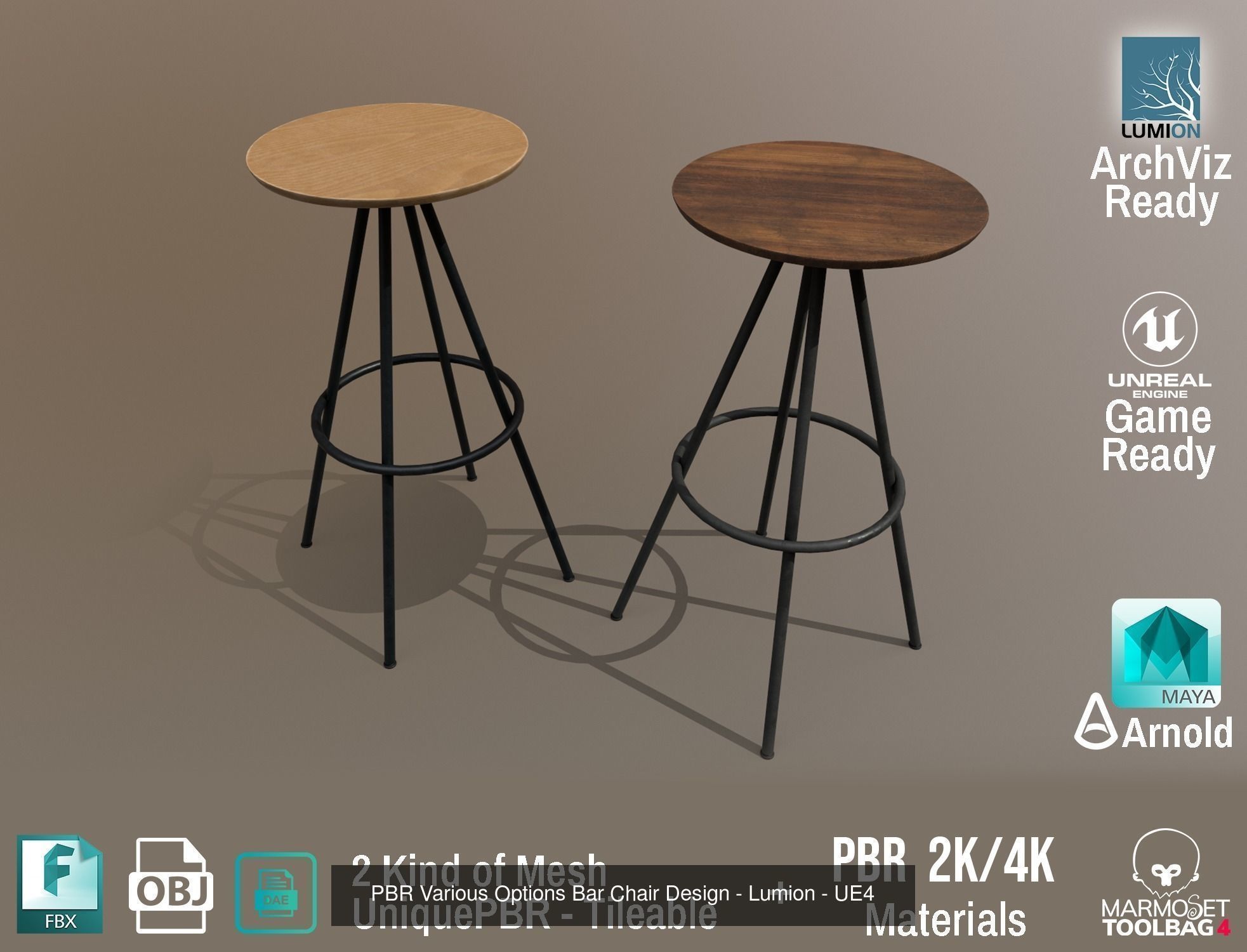 Furniture Design Pack - Ton Thonet and Others 3D Model Collection_67