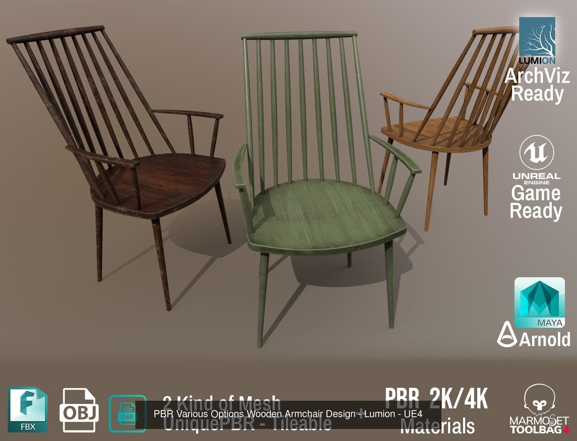 Furniture Design Pack - Ton Thonet and Others 3D Model Collection_65