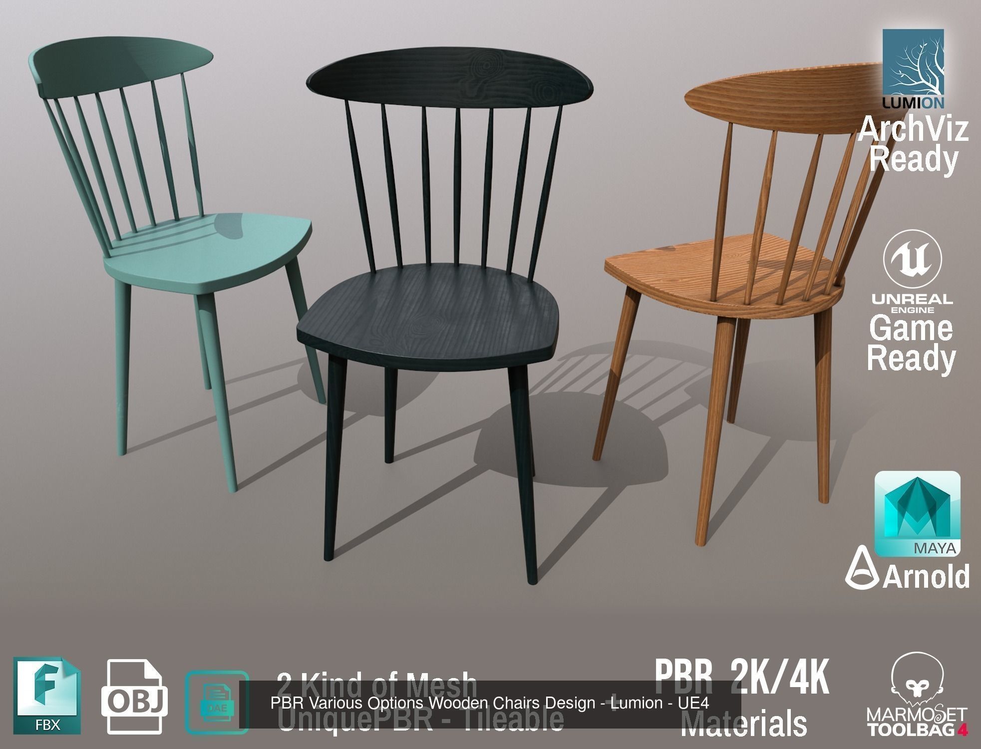 Furniture Design Pack - Ton Thonet and Others 3D Model Collection_66