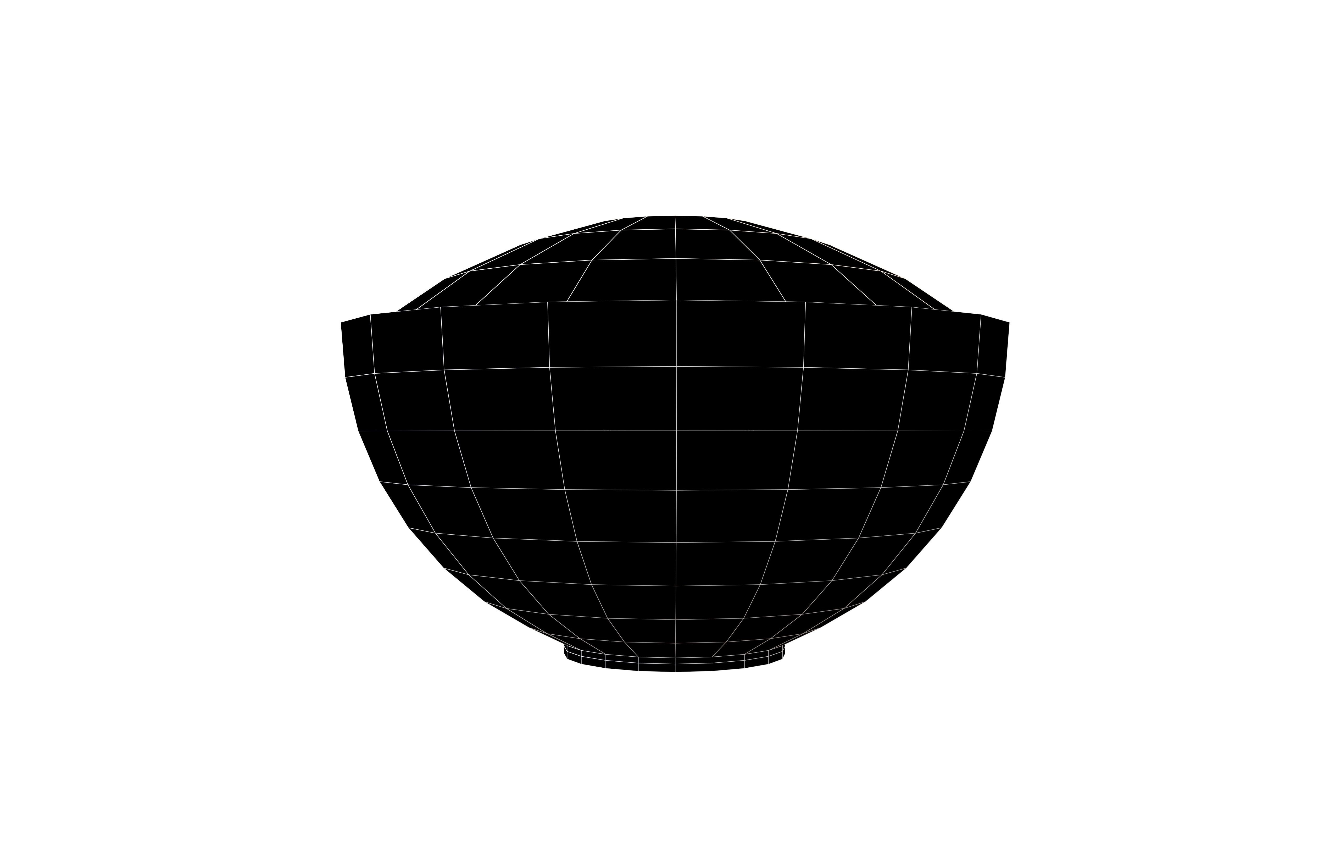 Rice Bowl v1 003 Low-poly 3D model_5