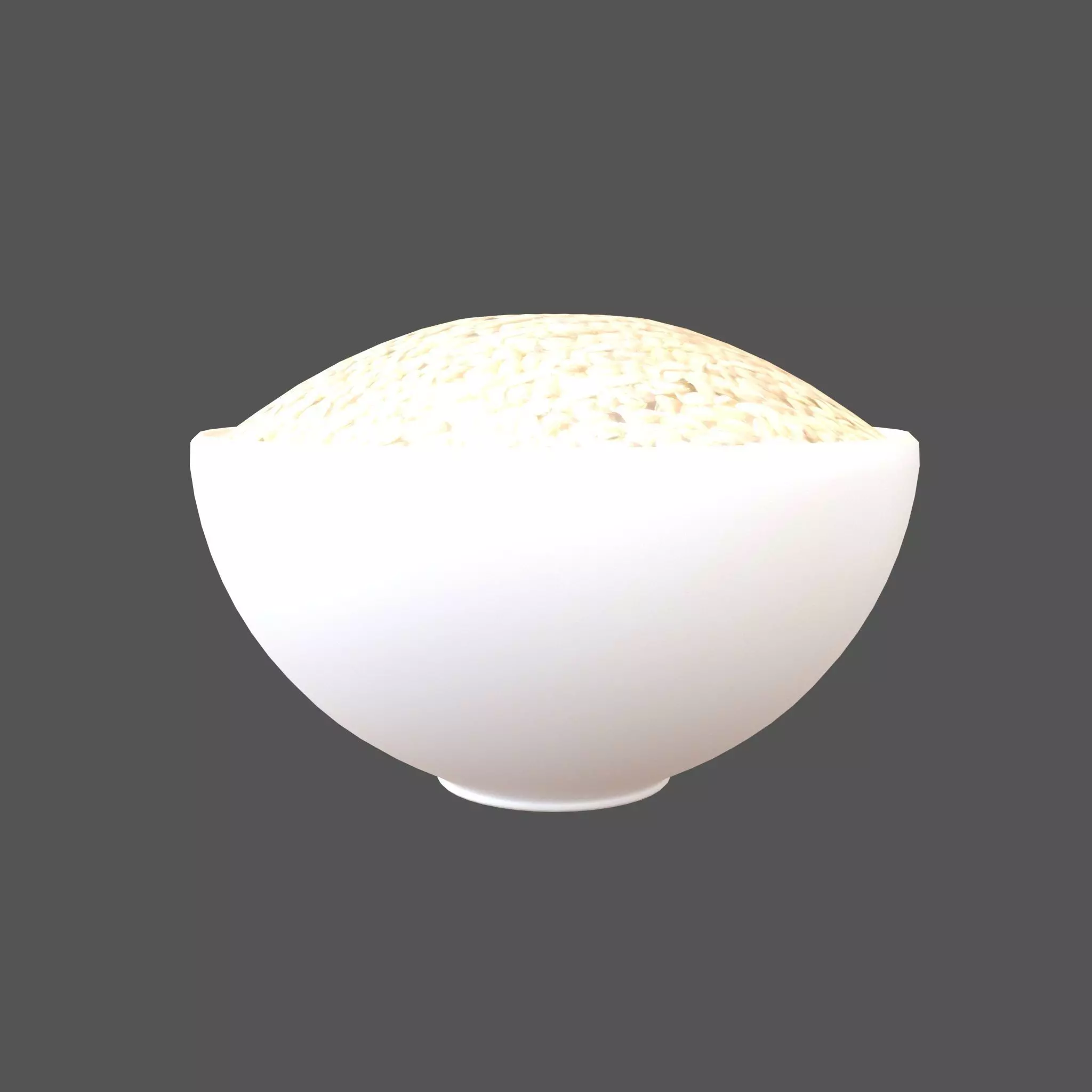 Rice Bowl v2 002 Low-poly 3D model_0