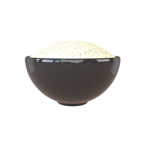 Rice Bowl v2 003 Low-poly 3D model