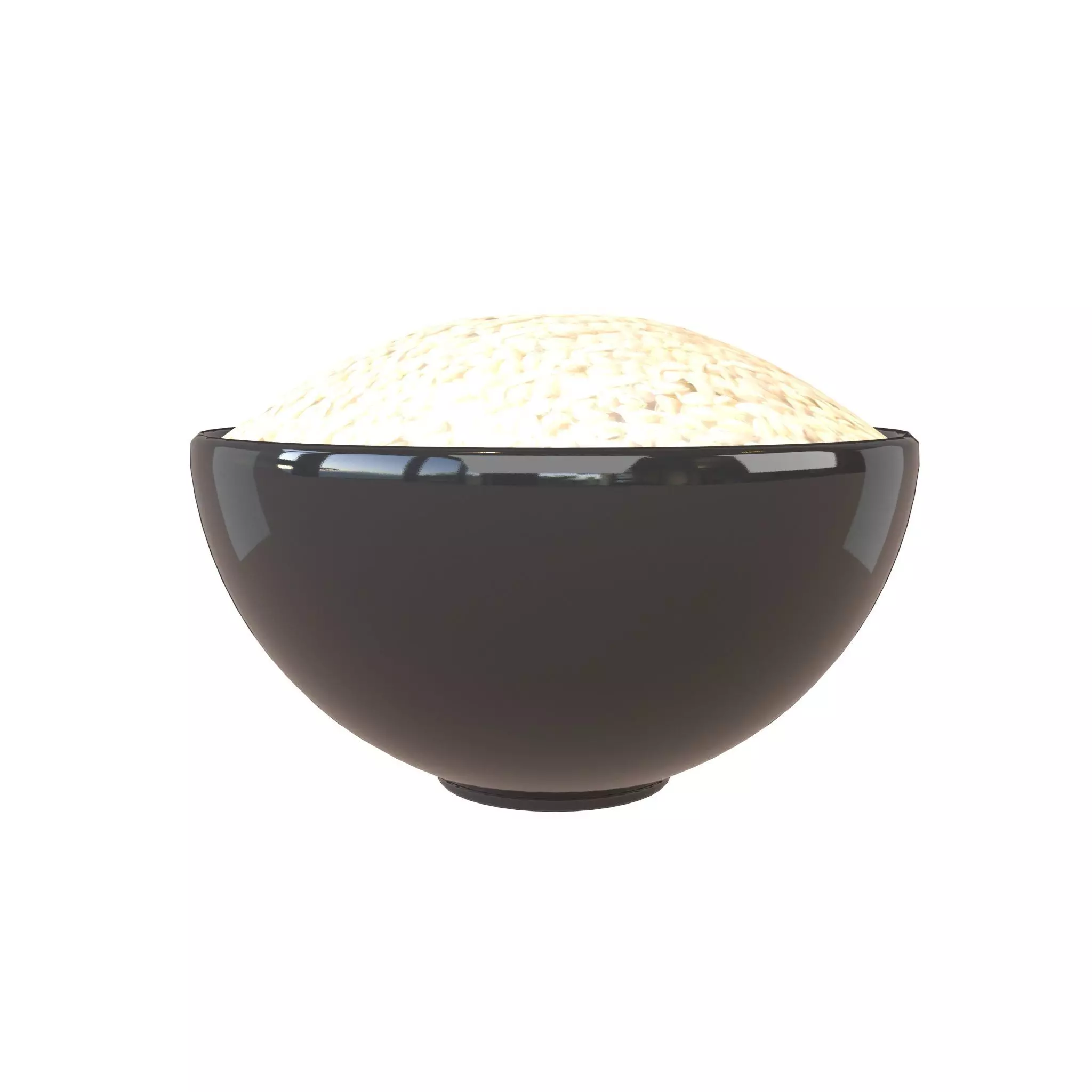 Rice Bowl v2 003 Low-poly 3D model
