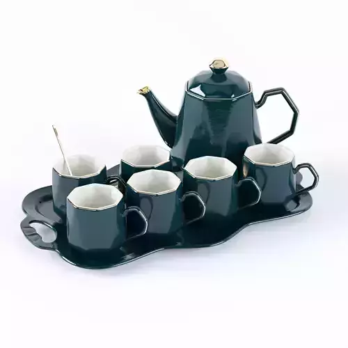 Diamond Design Tea Set by Dujust