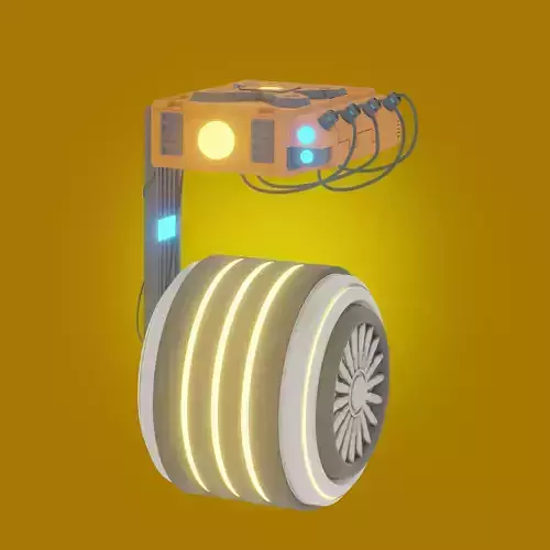 robot  in the style of star wars game ready