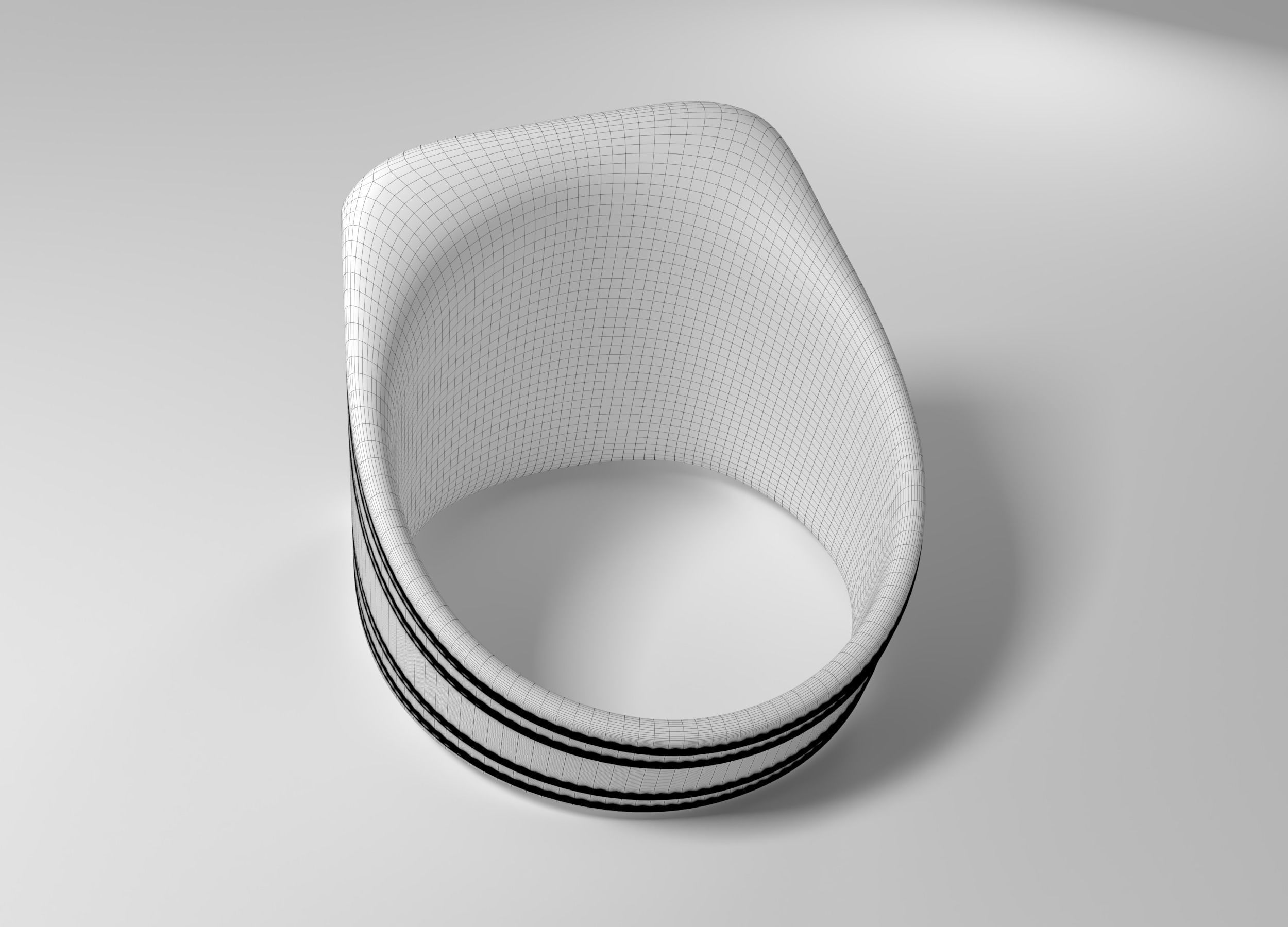 Lion head ring 3D print model_8