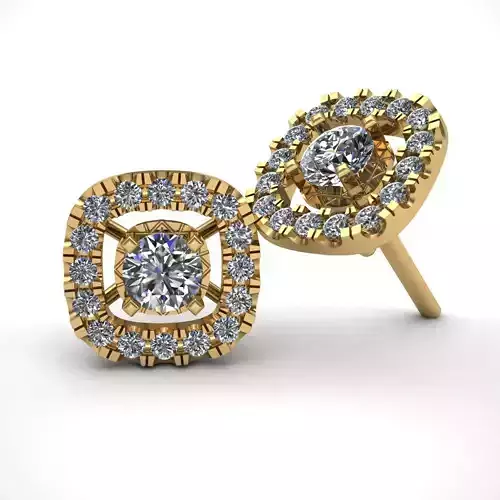 5 Earrings diamond stud earring gold