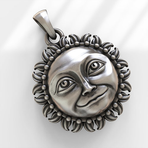 Sun Pendant 3D print model